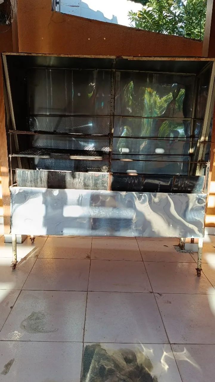 Churrasqueira revestimento em inox - Foto 3