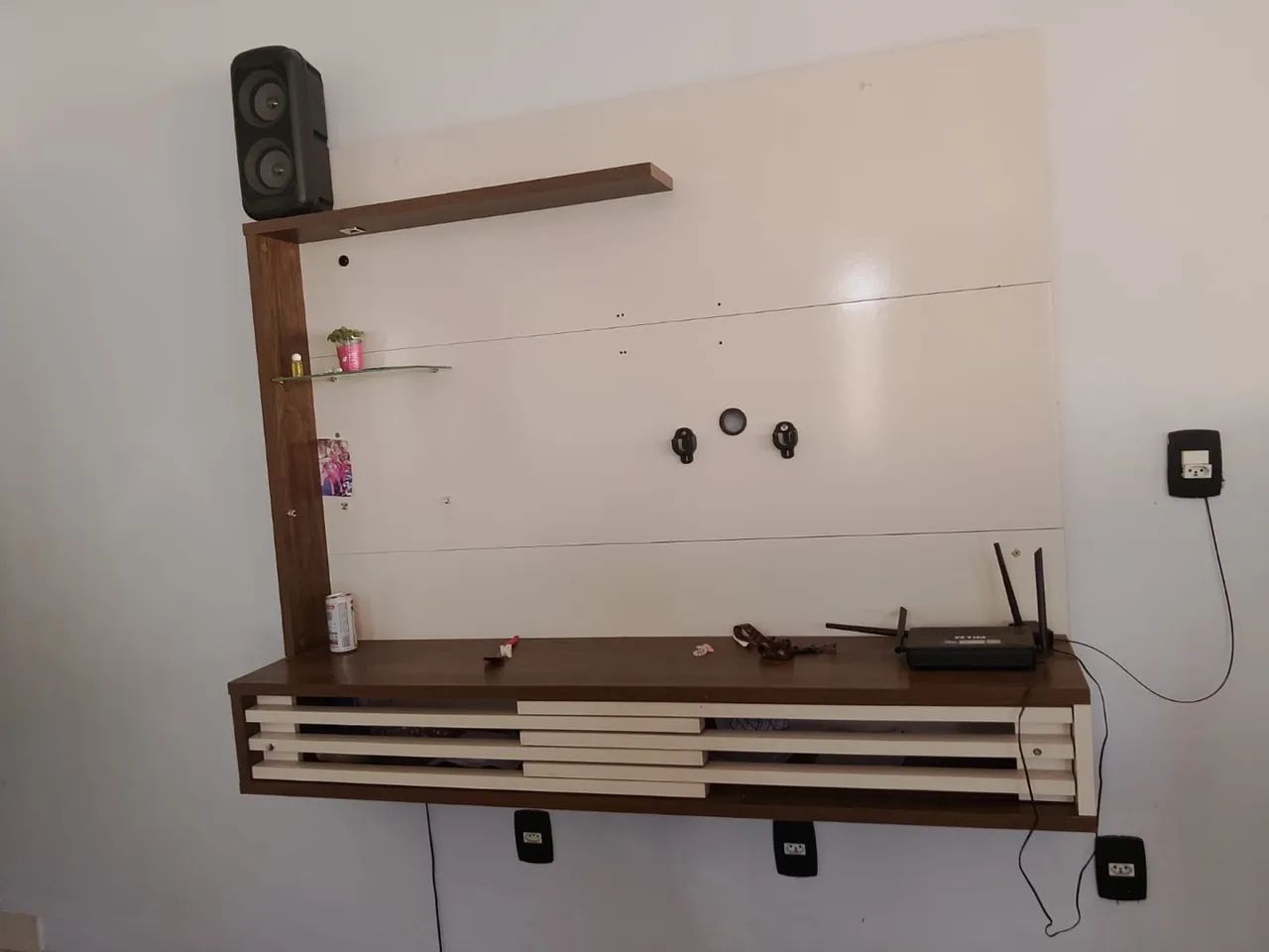 Vendo painel e mesa de vidro 