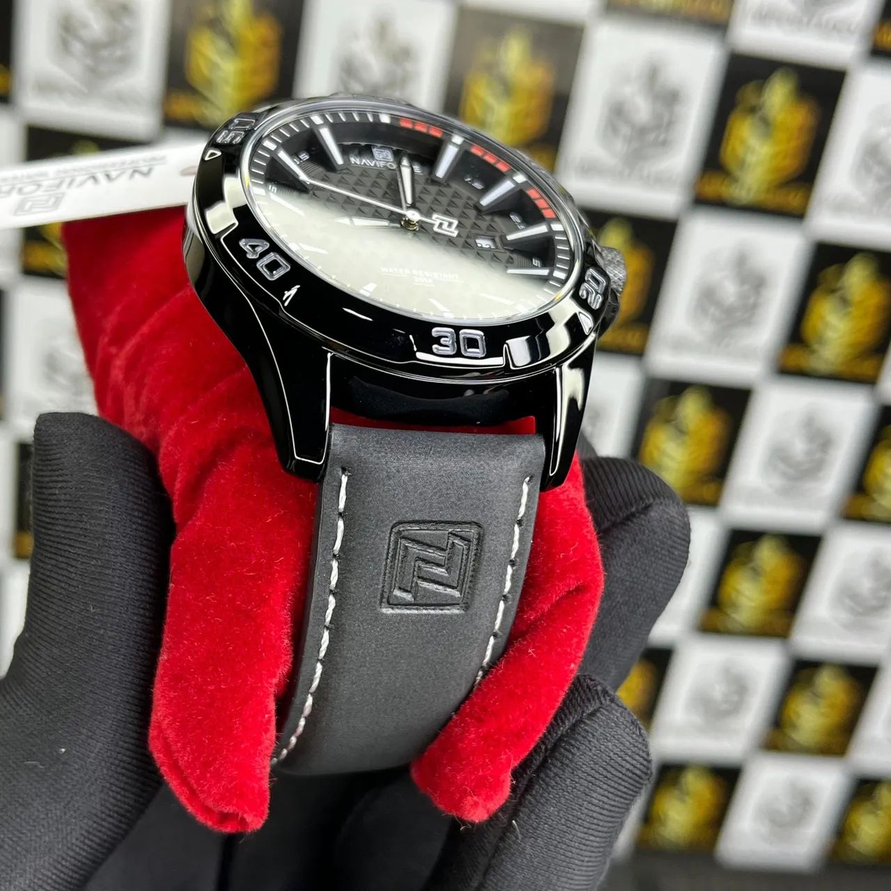 Relógio Masculino Naviforce - Pulseira de Couro - Foto 4