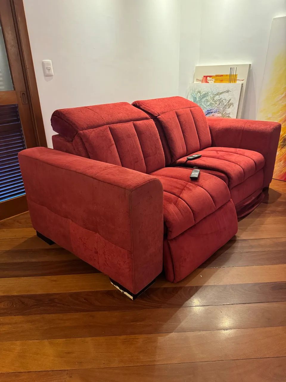 Sofá Herval chaise com controle  - Foto 2
