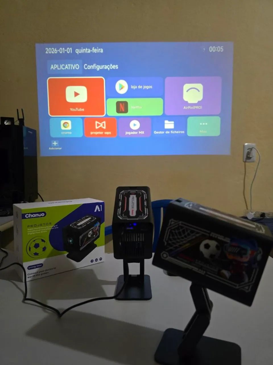 Projetor hy smart tv
