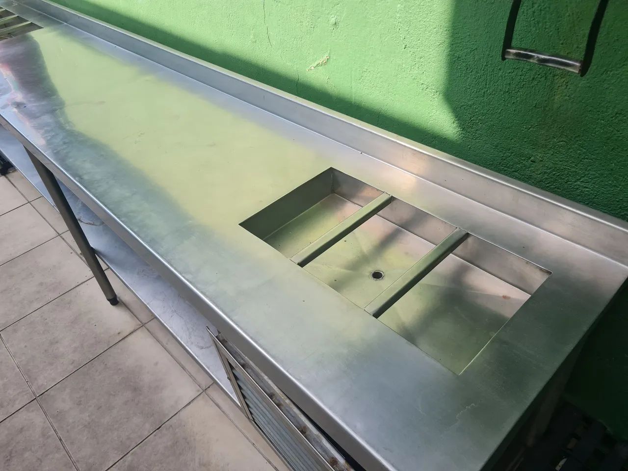 Mesa inox de 3x0,50m - Foto 3