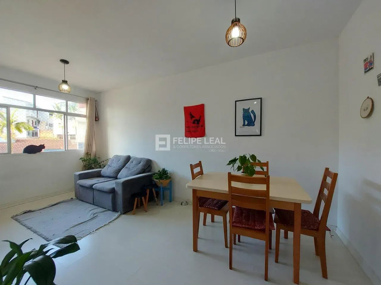 APARTAMENTO COM 02 DORMITÓRIOS, SEMI MOBILIADO NO CAPOEIRAS  FLORIANÓPOLIS - Foto 3