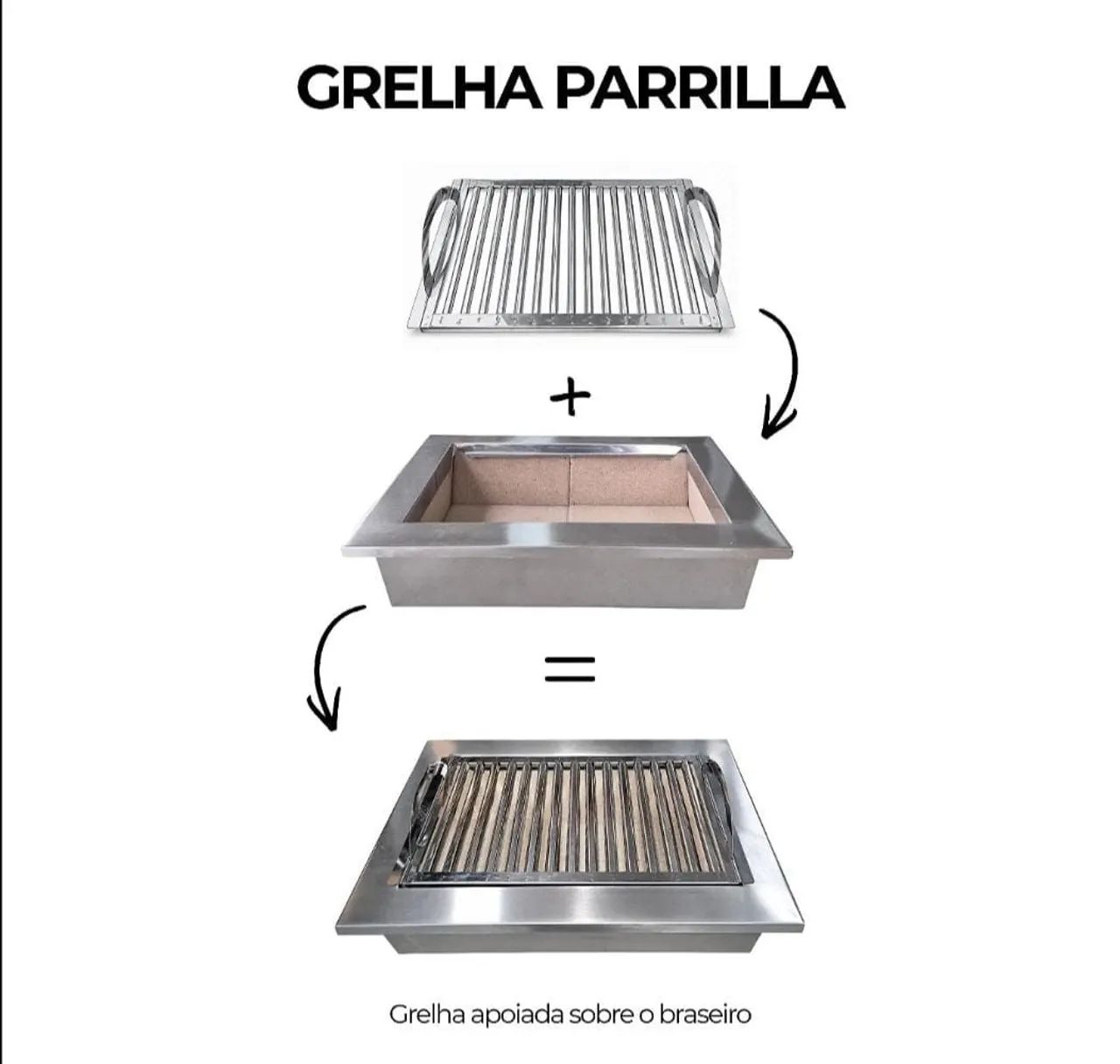 Kit Churrasqueira Gourmet 60cm Completa com Coifa e Vidros - Foto 5
