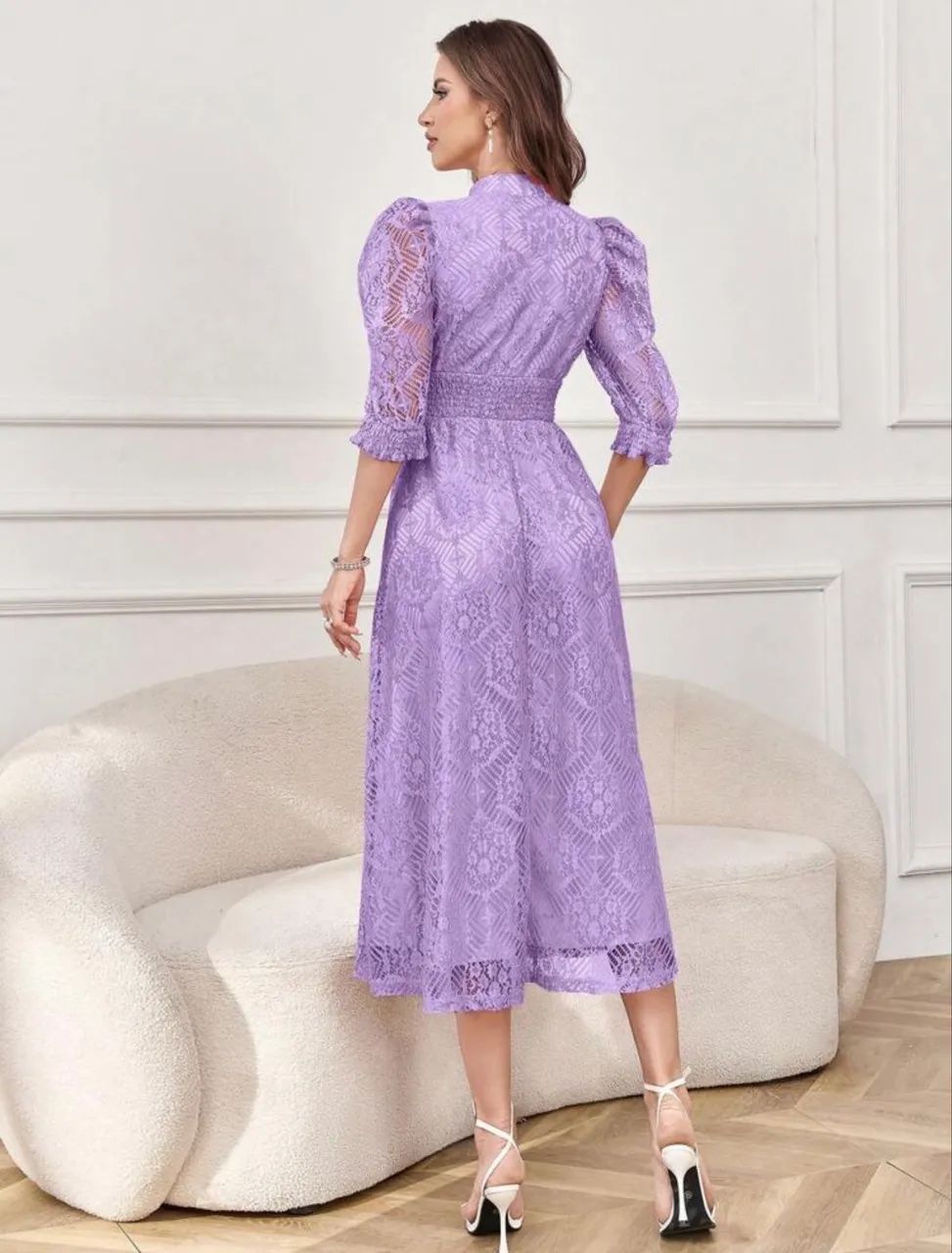 Vestido Social Renda NOVO - Foto 3