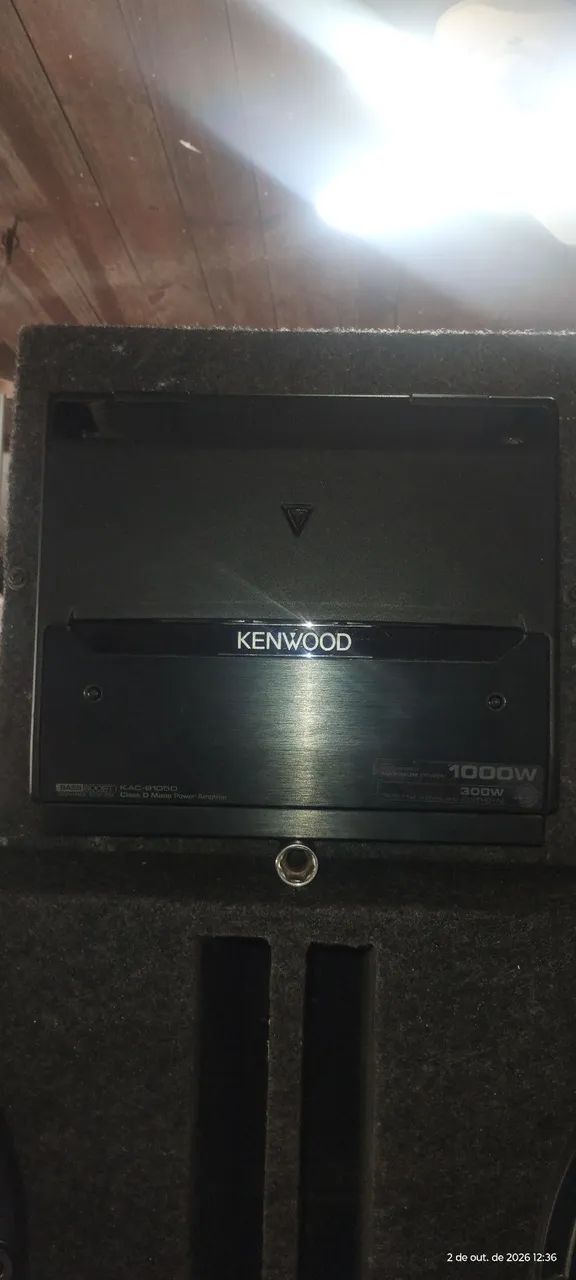 Caixa selada com módulo Kenwood para carro - Foto 5