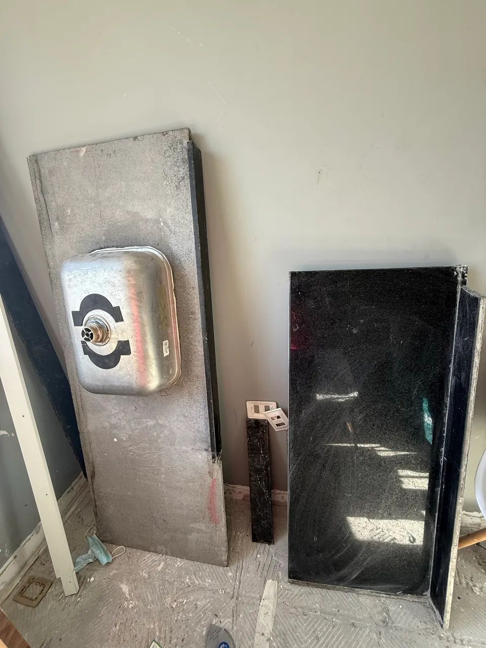 Pedras granito + Cuba inox 304