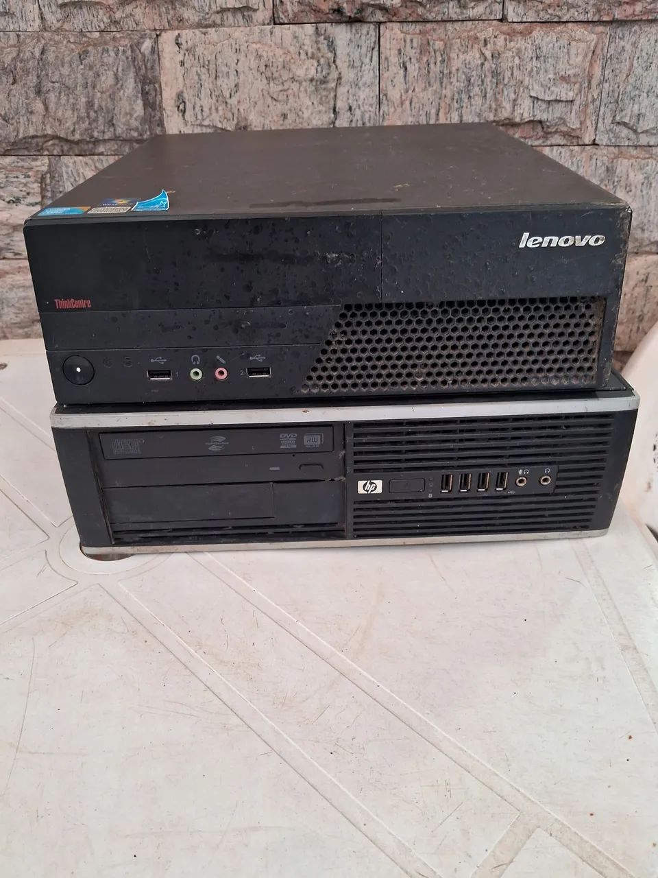 Vendo 2 cpus da lenovo e da HP R$399 - Foto 4