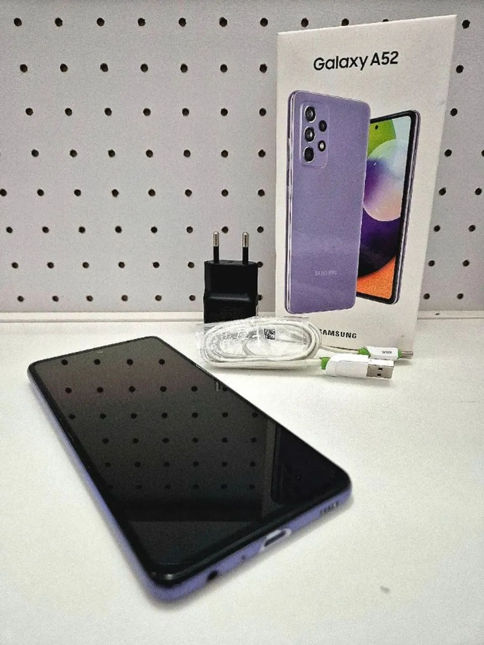 samsung a52 - 128gb, 6gb, câmera quadrupla