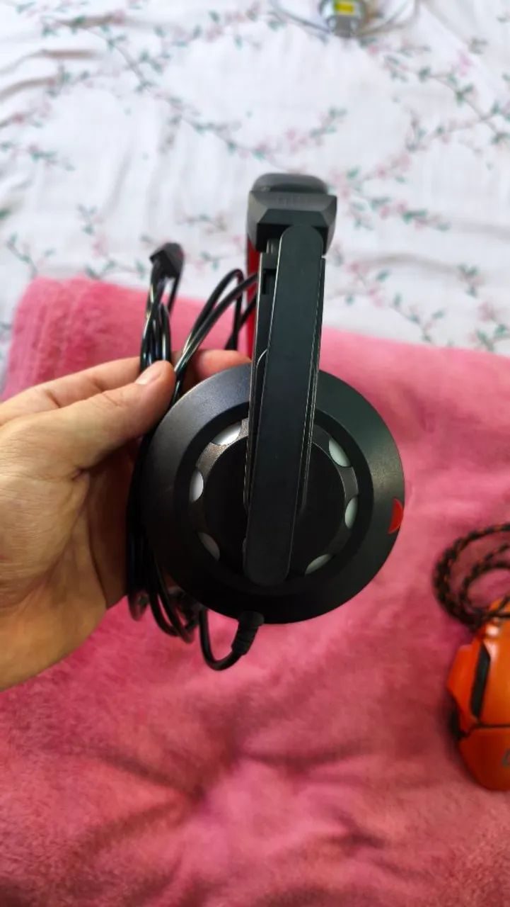 Kit Mouse Gamer Warrior 3200 DPI e Headset Target - Foto 3