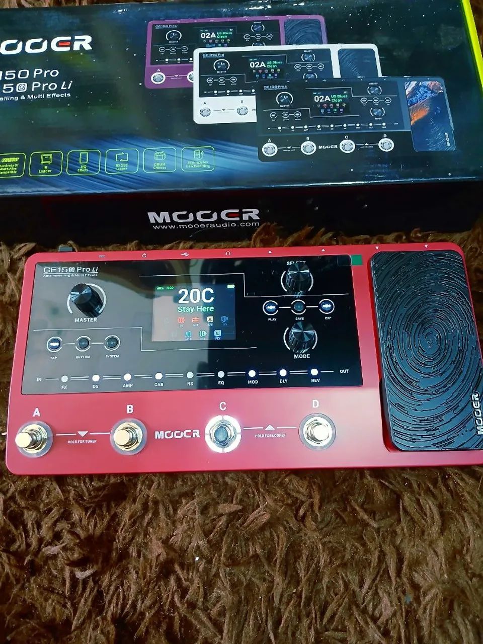 Pedaleira MOOER GE 150 PRO li - Foto 2