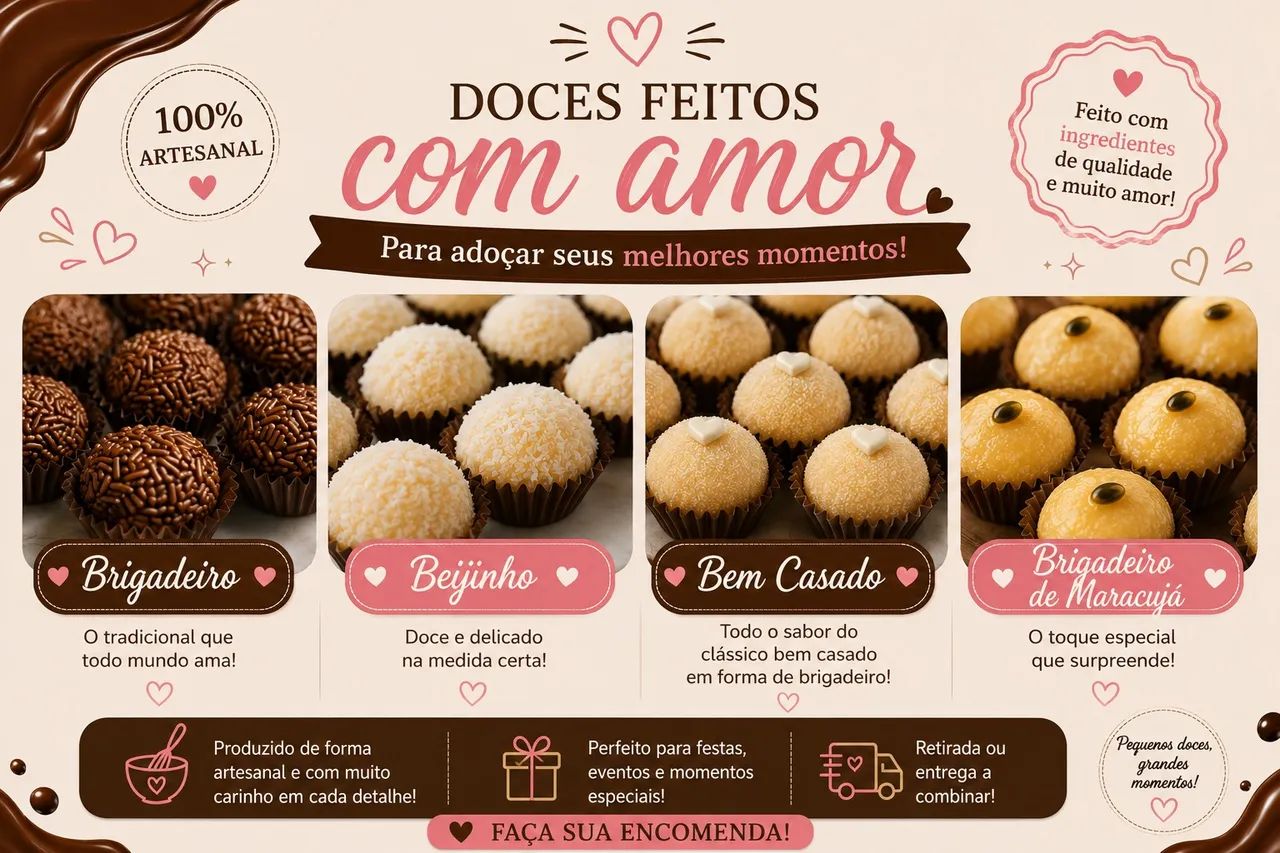 Encomende Nossos Doces Artesanais!