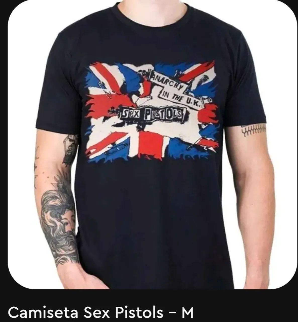 2 camisetas de Rock Clássico - Bandas variadas