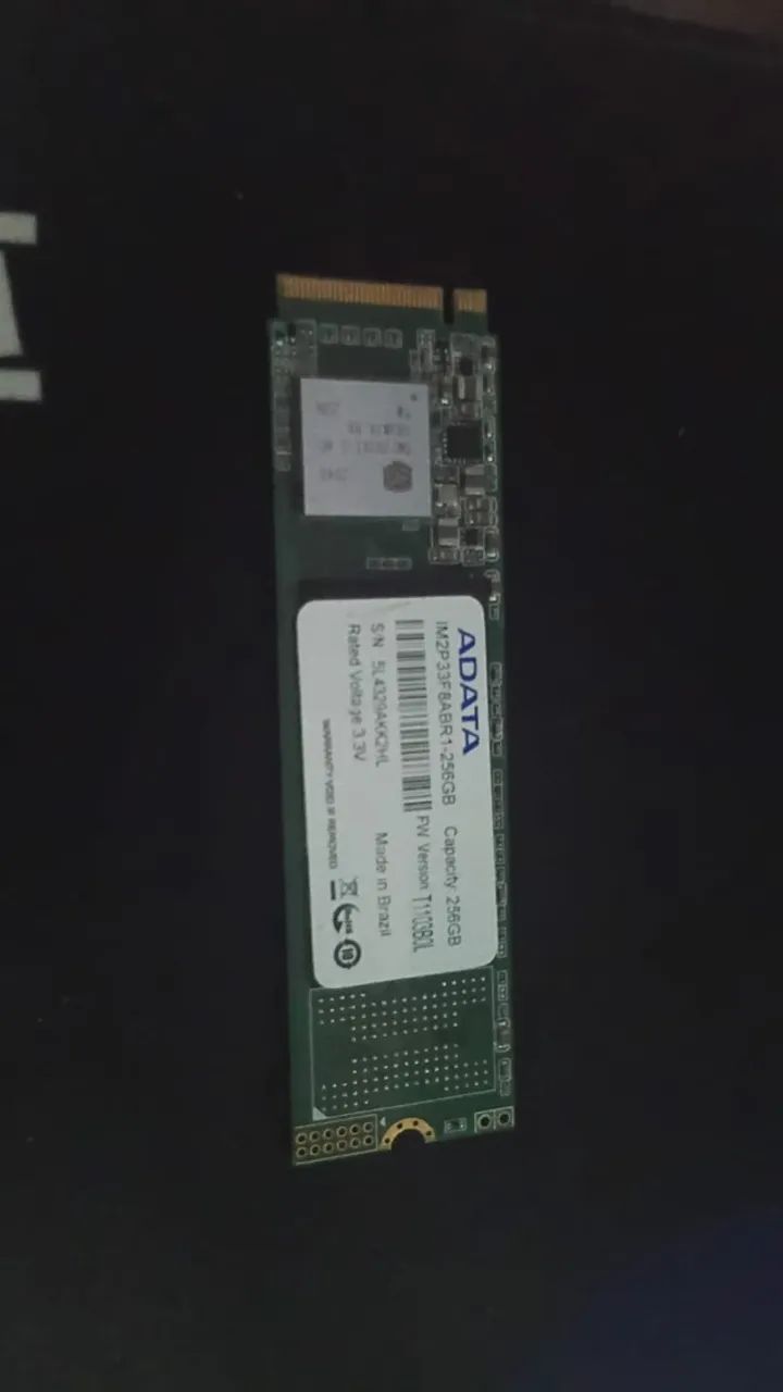 Ssd NVME Adata 256gb