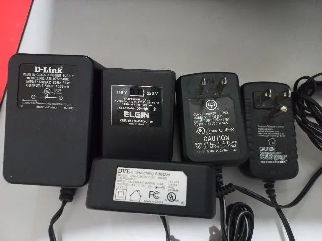 Lote Fontes Diversas 5V - 6V - 7,5V - 9V - 12V e 22V - Foto 2