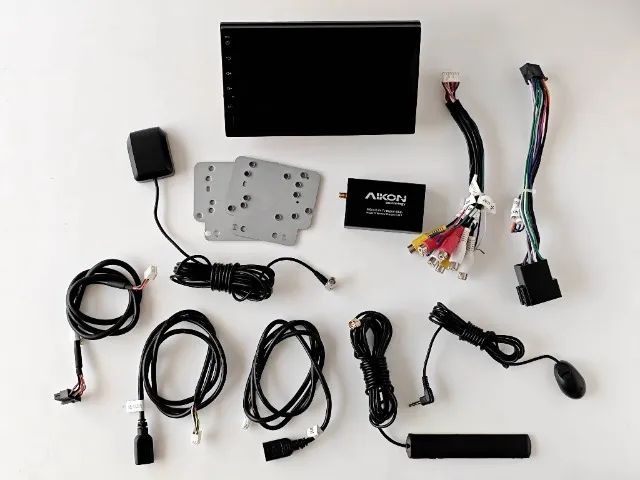 Central Multimídia Aikon Core X77-4216 - Apple Carplay + Cam Preto