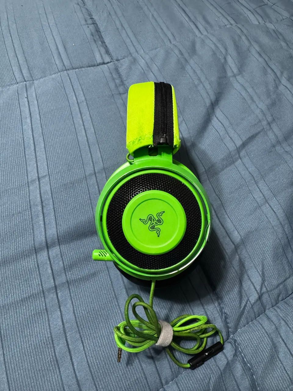 Fone Gamer Razer Kraken Verde P2 Original Com Microfone - Usado - Foto 3