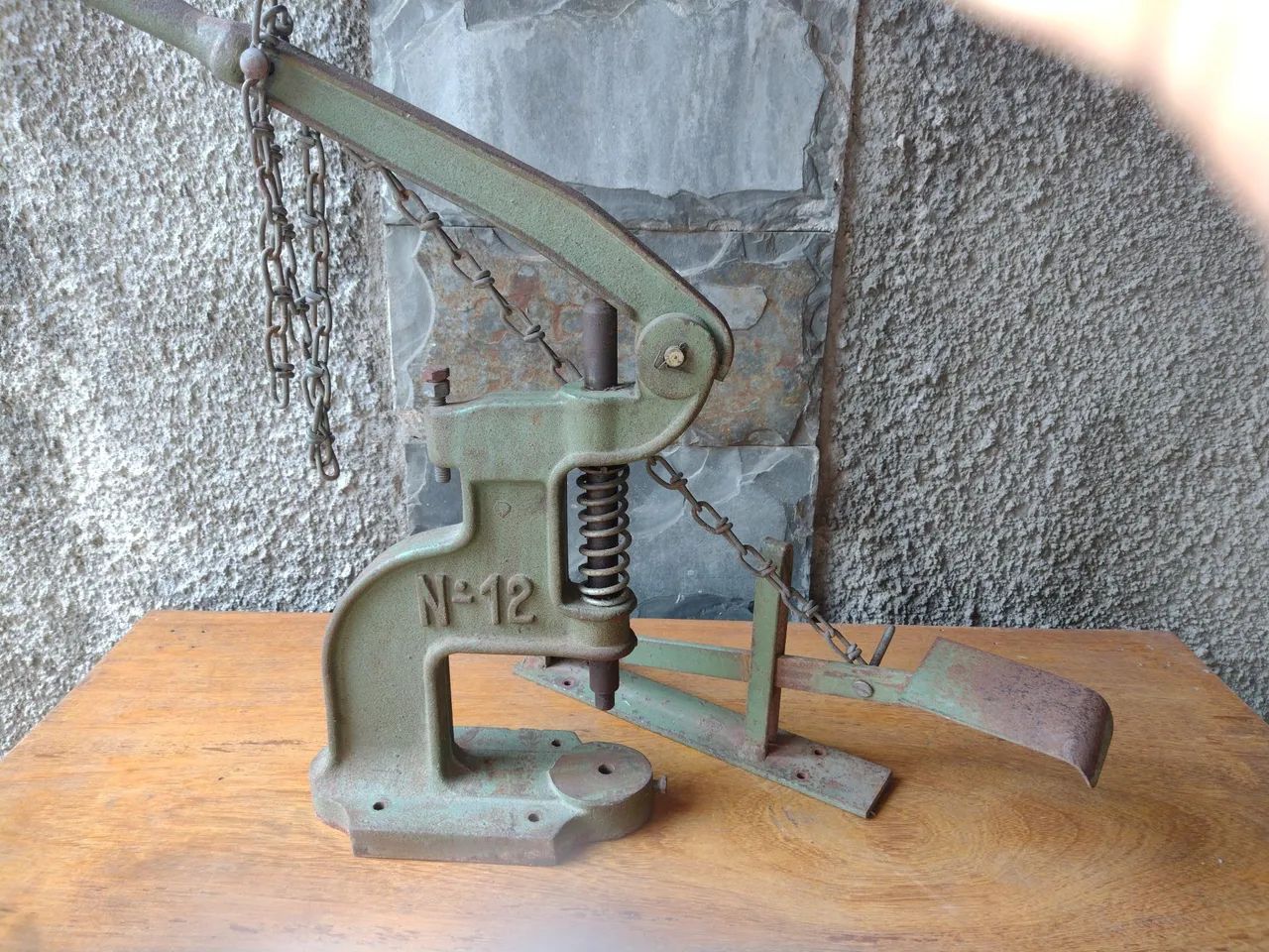 PRENSA BALANCIM GRAZZIANO N°12 MANUAL COM PEDAL.