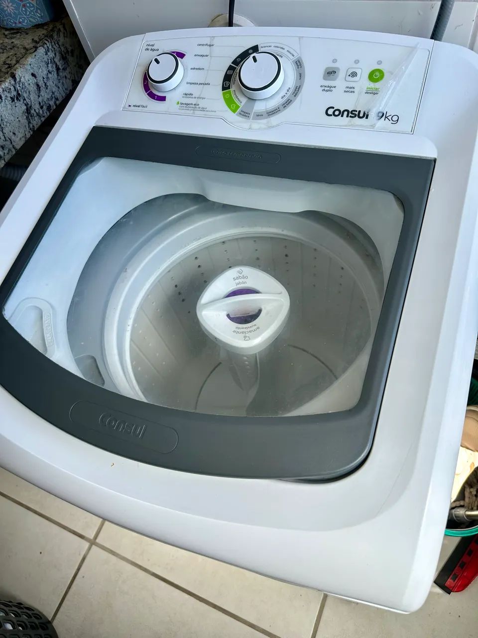 MÁQUINA DE LAVAR CÔNSUL 9kg Menos De 1 Ano Nova e no Plástico  - Foto 5