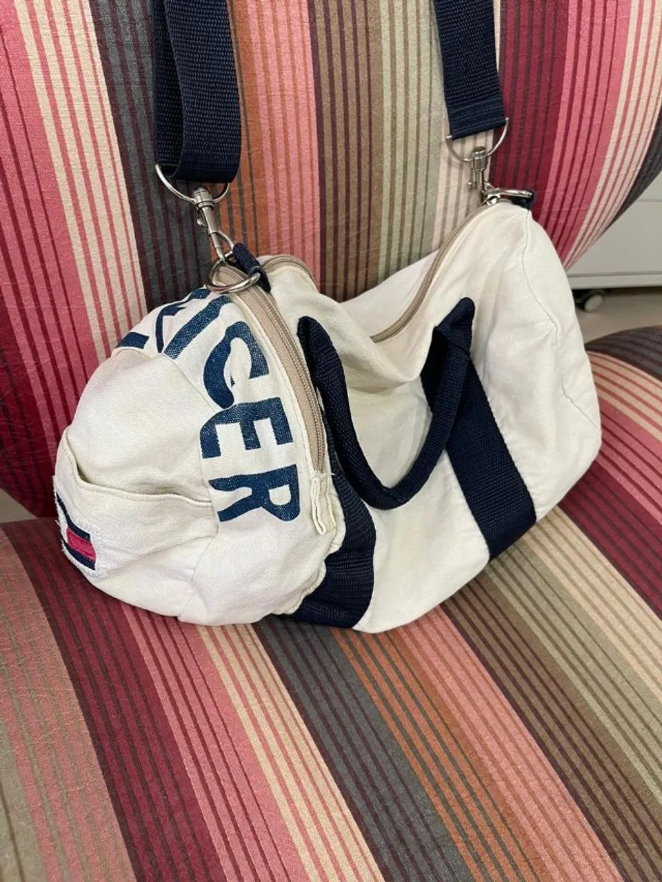 Bolsa mala Tommy Hilfiger original Bege - Foto 3
