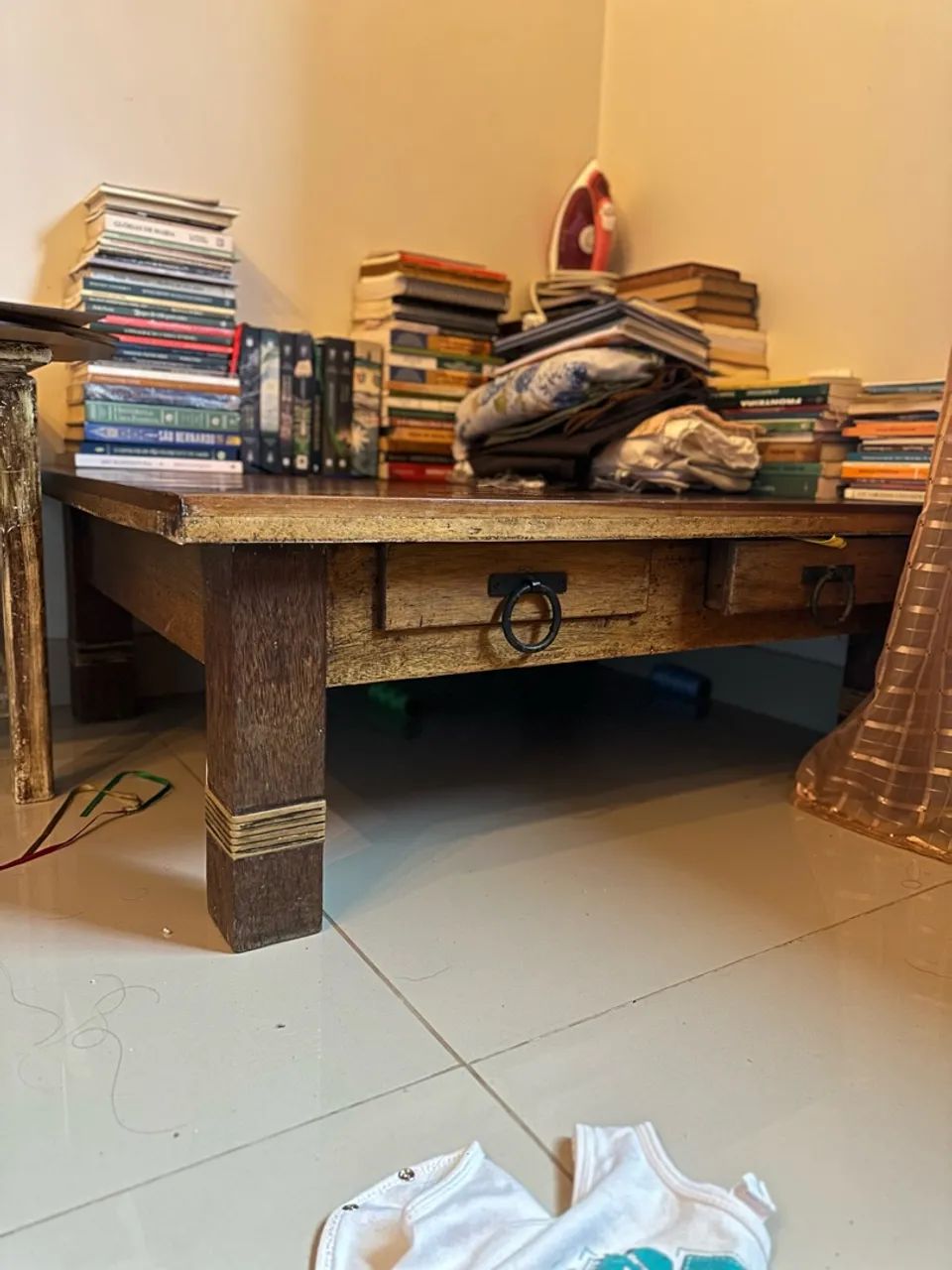 Mesa rústica de centro  - tamanho 1.00 x 89 cm e 36 de altura!  - Foto 3