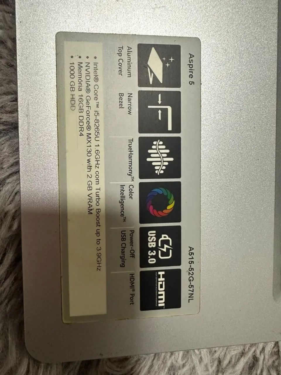 Notebook Acer Aspire A515-52G - Foto 4