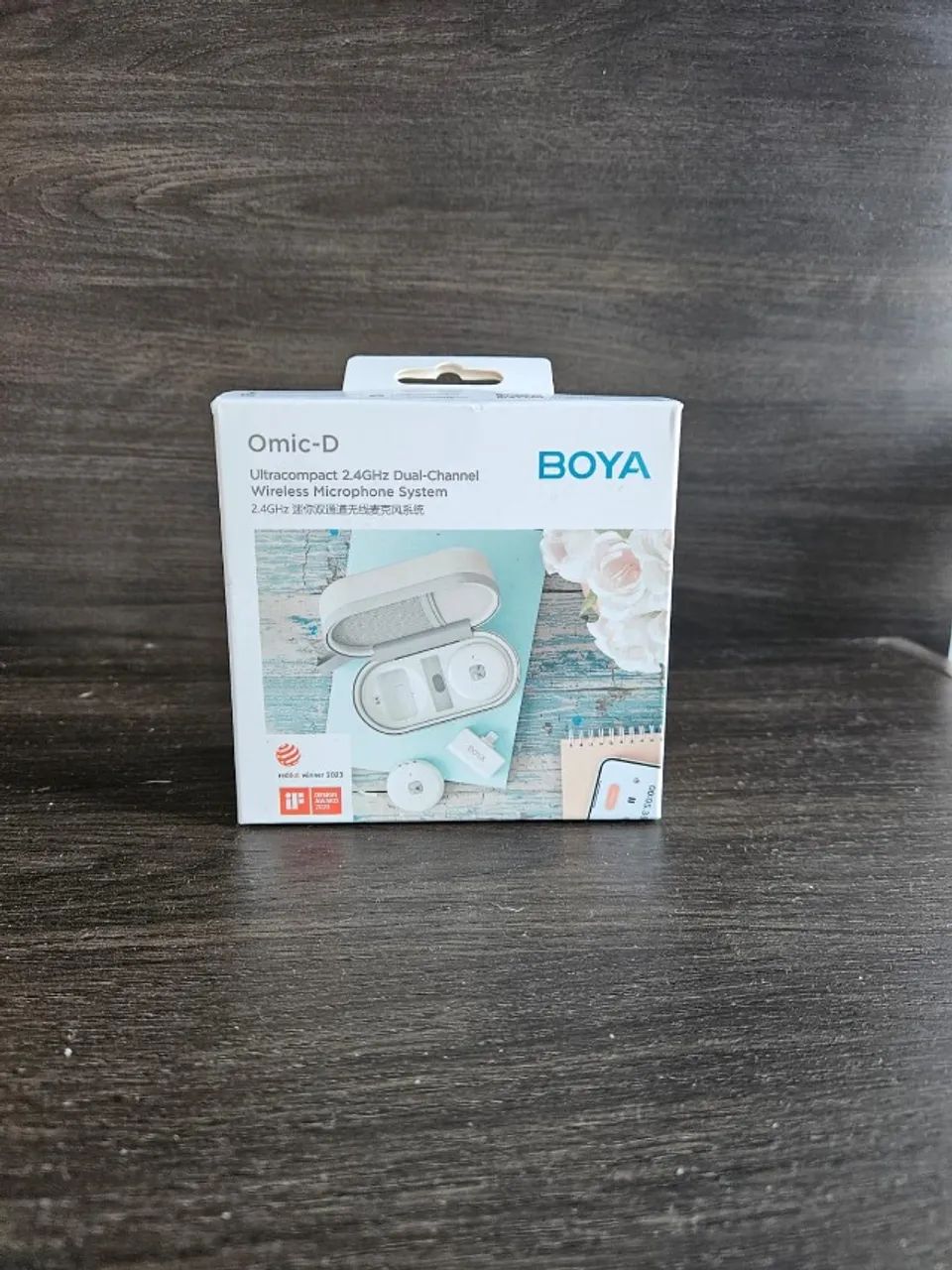 Microfone Lapela Boya Omic-D - Produto novo, original - Foto 5