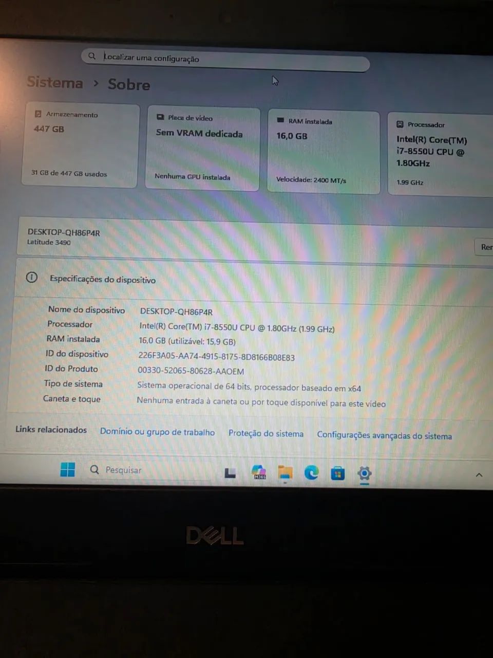 NOTEBOOK DELL LATITUDE 3490 - Foto 4