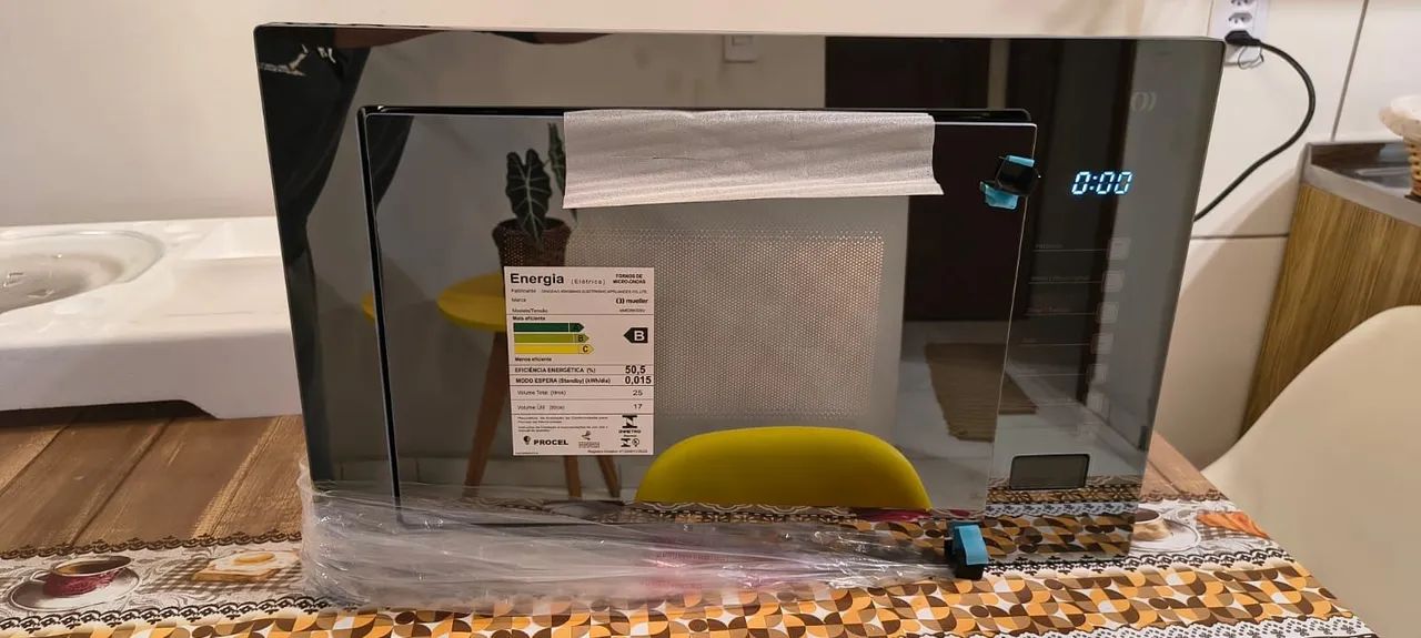 Microondas de embutir espelhado Muller  - Foto 4