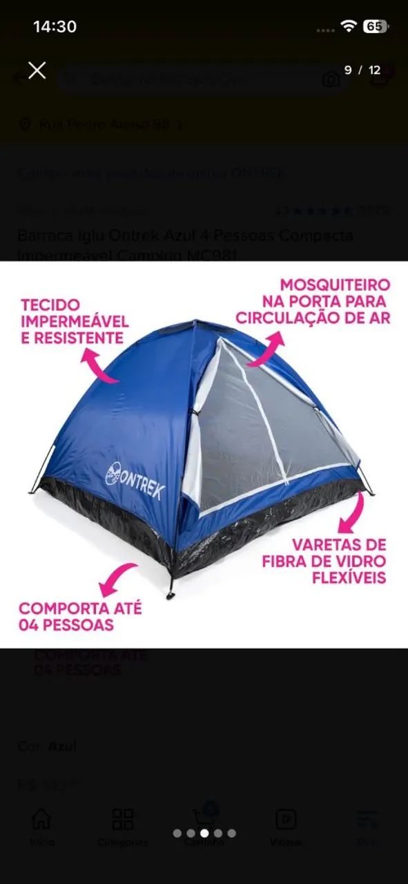 Barraca de acampar  - Foto 5