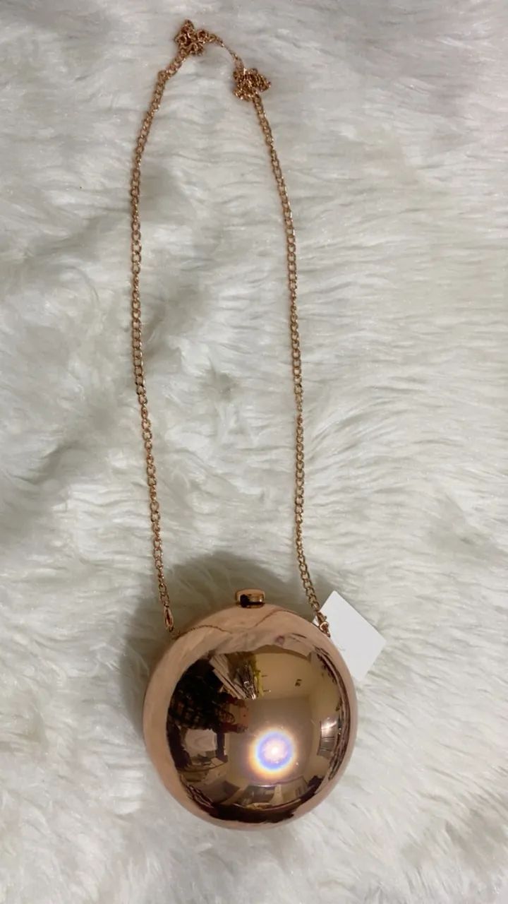Bolsa Esfera rose gold- Novo - Foto 3