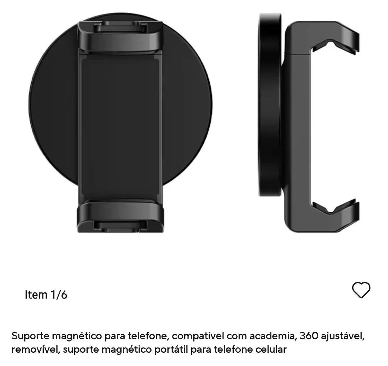 Suporte Magnético Universal para Celular - Fixação Forte e Segura - Foto 2
