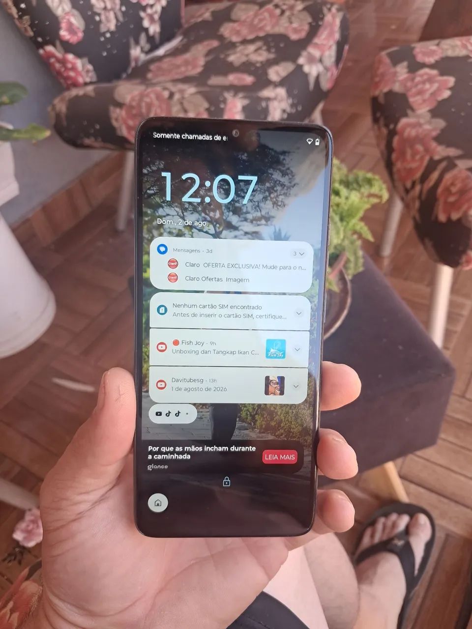 Smartphone motog06 com 3 meses de uso