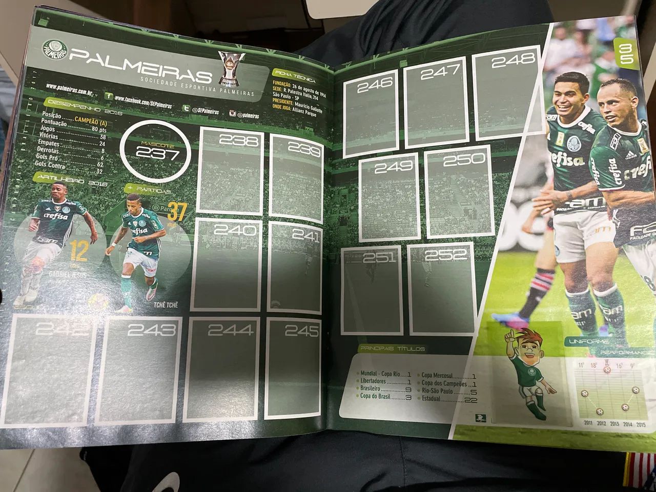 Álbum Campeonato Brasileiro 2017 - incompleto  - Foto 5