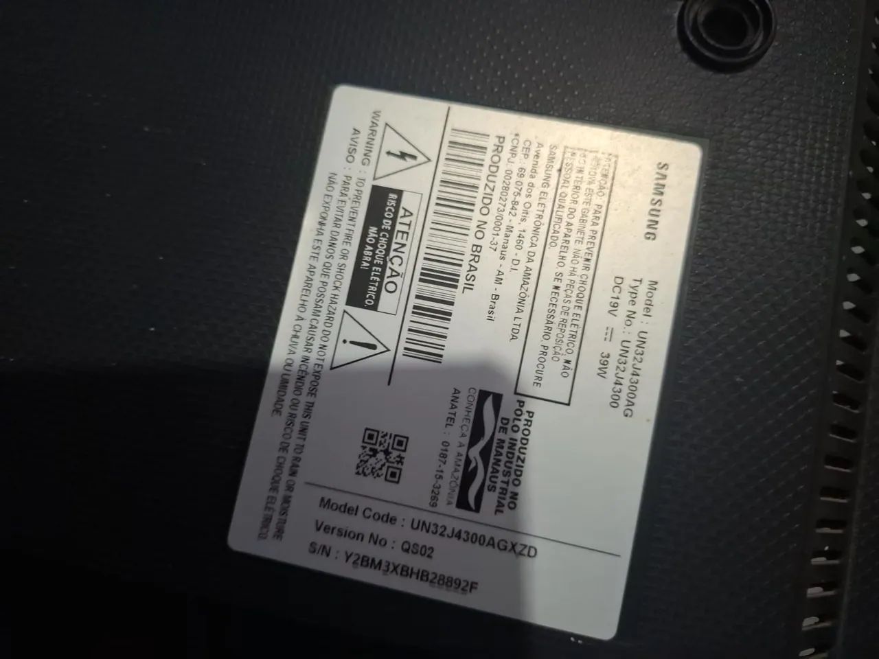 TV Samsung 32 polegadas 
