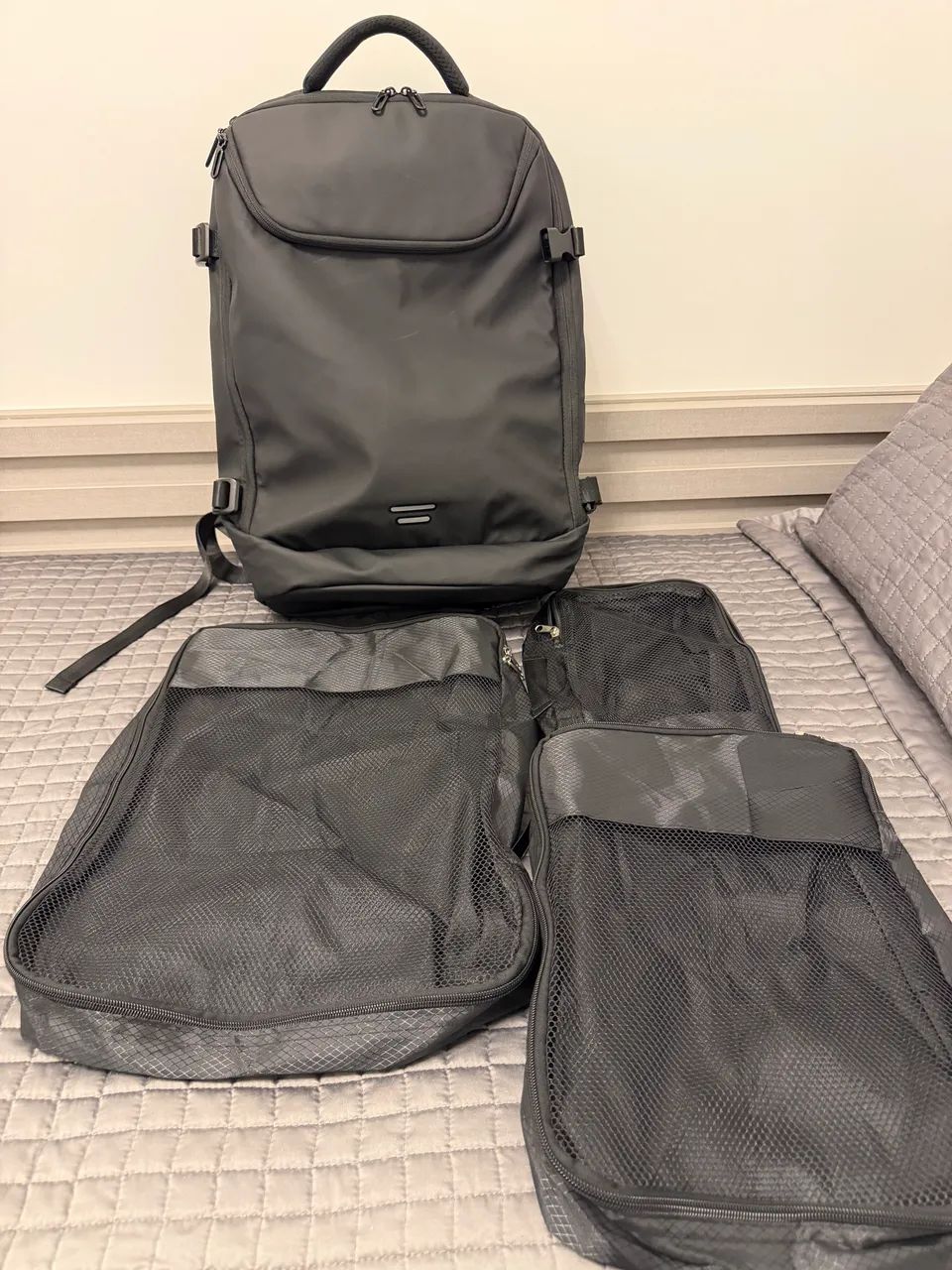 Mochila executiva 51L com três bags extras. - Foto 3