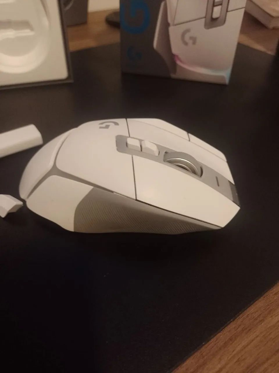 Mouse Gamer Logitech  G502 X Plus Sem Fio Branco - Foto 3