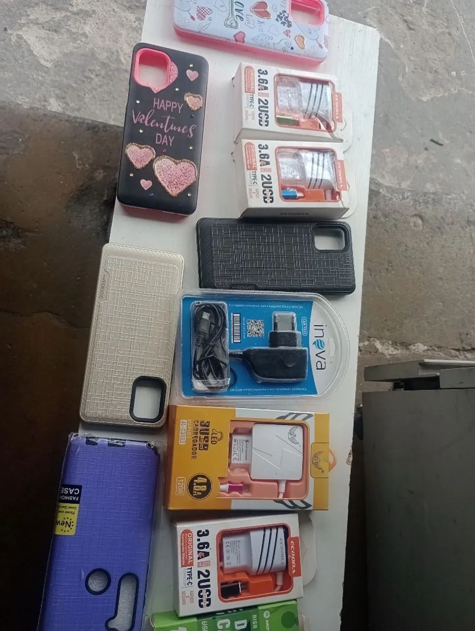 Estoque de Carregadores e capas de celular  - Foto 5