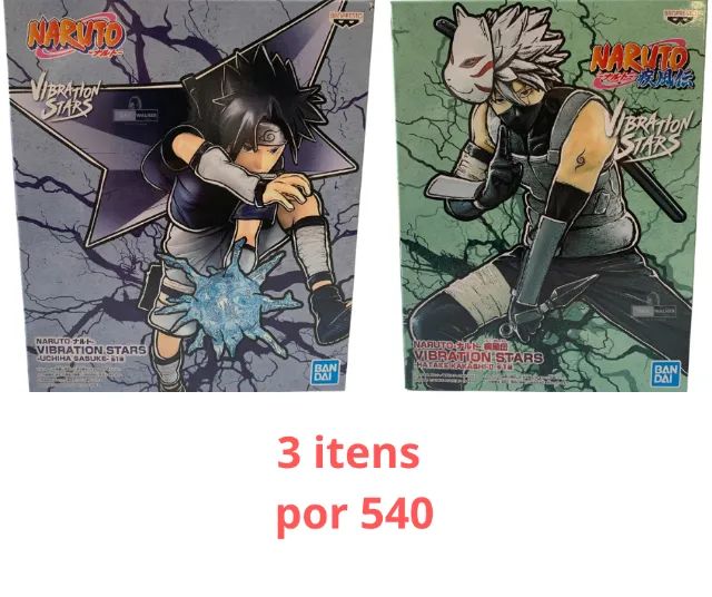Bonecos NARUTO PROMOÇÃO 3 ITENS 540 - Foto 3
