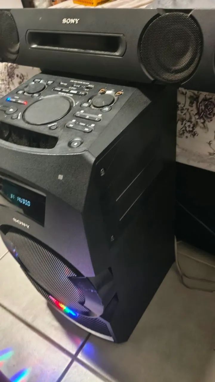 Caixa de Som Torre Sony (Mini System com Bluetooth) - Foto 5