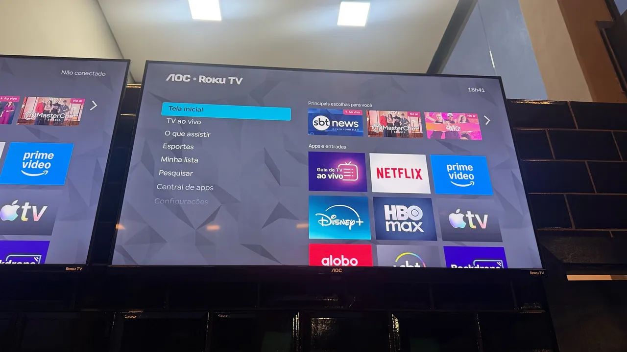 TV AOC Roku 43 polegadas 