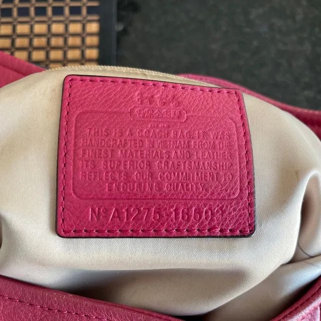 Bolsa rosa pink couro pelica Coach - Foto 3
