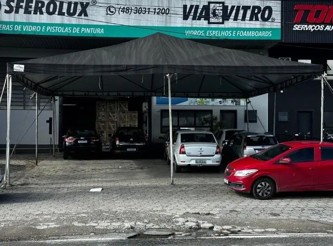 TENDA PIRAMIDAL PRETA DE 10x10 METROS - Foto 5