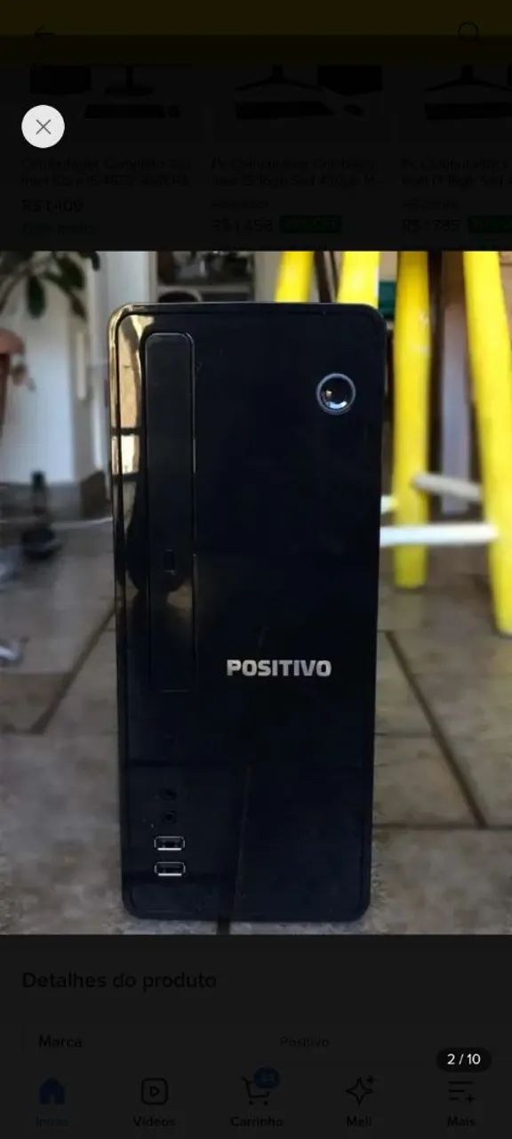 Computador Positivo Stilo Ds3550 + Monitor Led Aoc