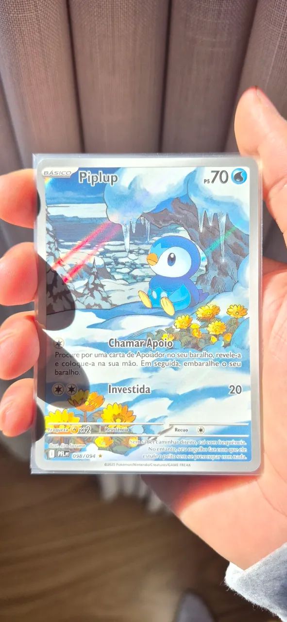 Carta pokemon piplup e Oricorio EX