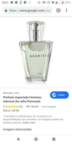 Perfume Jafra Adorisse promoção