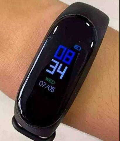 Relógio SmartWatch M3 Sportivo Completo Bluetooth Android iOS Jogos - Foto 3