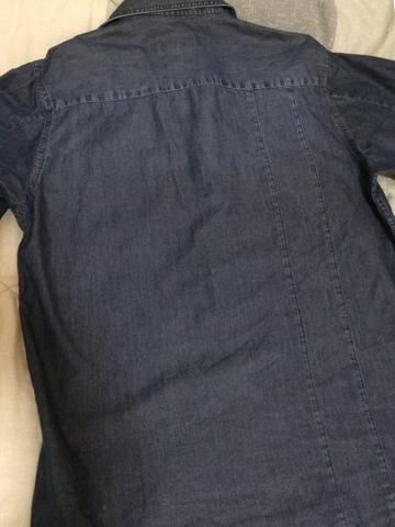 Camisa jeans Dudalina original tam 12 usada 1x em um casamento 70,00 - Foto 3