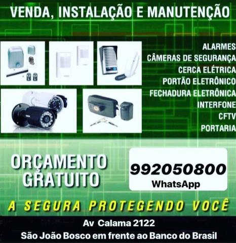 Instalação e manutenção de câmeras