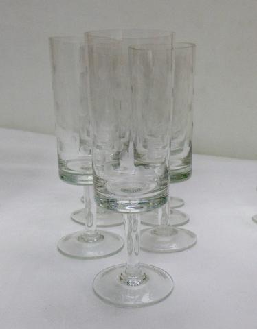 Super promoção relâmpago!!!!!18 taças de cristal vintage anos 60 bolinhas - Foto 5
